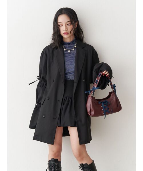 jouetie(ジュエティ)の「バルーンスカパン【セットアップ対応】(スカート・レディース・ブラック/ネイビー/グレー・MEDIUM)」の21枚目の写真