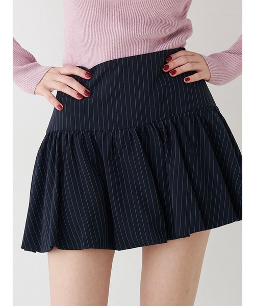 jouetie(ジュエティ)の「バルーンスカパン【セットアップ対応】(スカート・レディース・ブラック/ネイビー/グレー・MEDIUM)」の3枚目の写真