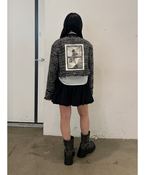 jouetie(ジュエティ)の「バルーンスカパン【セットアップ対応】(スカート・レディース・ブラック/ネイビー/グレー・MEDIUM)」の9枚目の写真