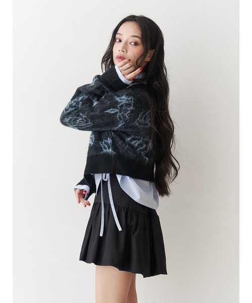 jouetie(ジュエティ)の「バルーンスカパン【セットアップ対応】(スカート・レディース・ブラック/ネイビー/グレー・MEDIUM)」の14枚目の写真