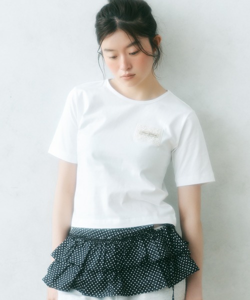 FCMM(エフシーエムエム)の「【日本限定】TAG TEE / タグTEE(Tシャツ/カットソー・レディース・ブラック/オフホワイト/グレー/ライトグリーン・SMALL/MEDIUM)」の2枚目の写真