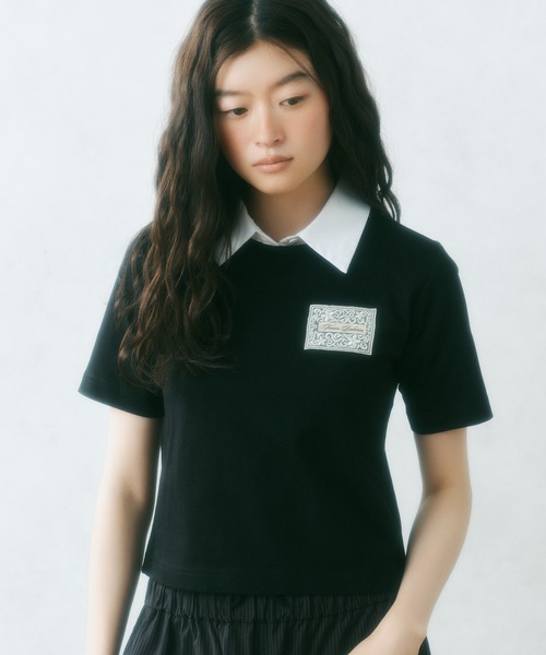 FCMM(エフシーエムエム)の「【日本限定】TAG TEE / タグTEE(Tシャツ/カットソー・レディース・ブラック/オフホワイト/グレー/ライトグリーン・SMALL/MEDIUM)」の1枚目の写真