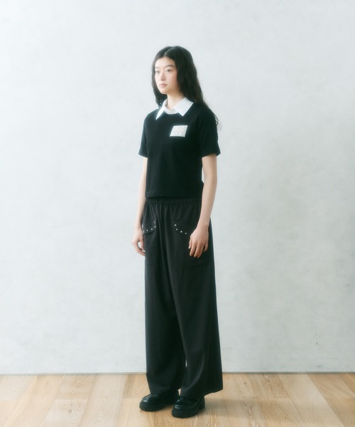 FCMM(エフシーエムエム)の「【日本限定】TAG TEE / タグTEE(Tシャツ/カットソー・レディース・ブラック/オフホワイト/グレー/ライトグリーン・SMALL/MEDIUM)」の10枚目の写真