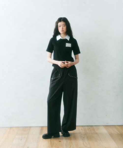 FCMM(エフシーエムエム)の「【日本限定】TAG TEE / タグTEE(Tシャツ/カットソー・レディース・ブラック/オフホワイト/グレー/ライトグリーン・SMALL/MEDIUM)」の11枚目の写真