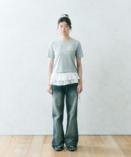 FCMM(エフシーエムエム)の「【日本限定】TAG TEE / タグTEE(Tシャツ/カットソー・レディース・ブラック/オフホワイト/グレー/ライトグリーン・SMALL/MEDIUM)」の14枚目の写真