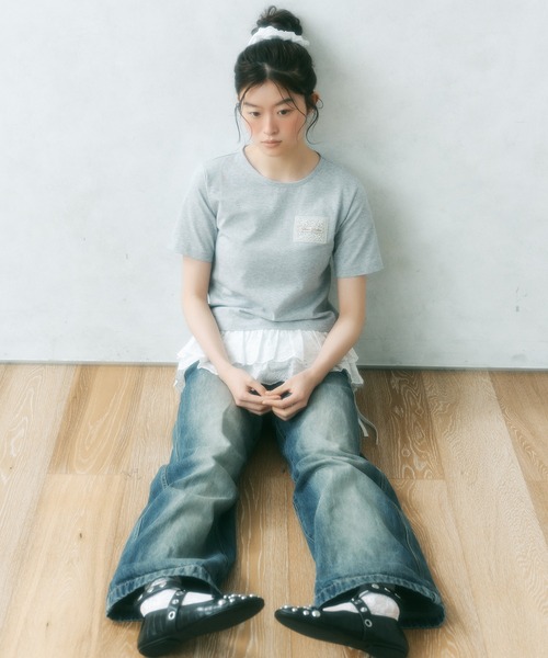 FCMM(エフシーエムエム)の「【日本限定】TAG TEE / タグTEE(Tシャツ/カットソー・レディース・ブラック/オフホワイト/グレー/ライトグリーン・SMALL/MEDIUM)」の17枚目の写真