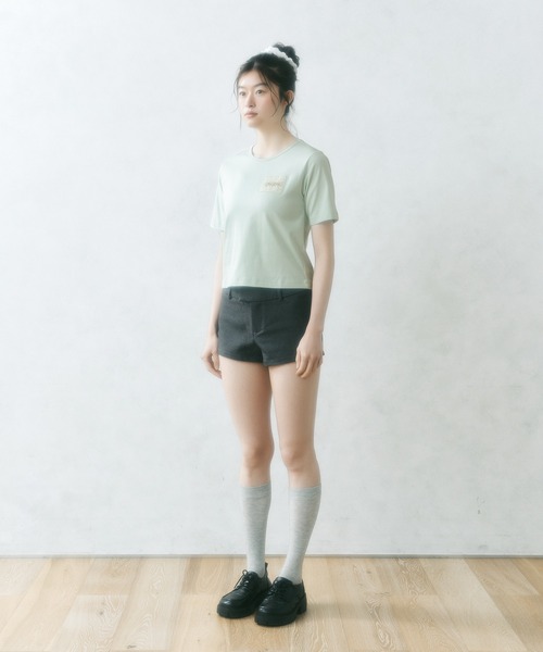 FCMM(エフシーエムエム)の「【日本限定】TAG TEE / タグTEE(Tシャツ/カットソー・レディース・ブラック/オフホワイト/グレー/ライトグリーン・SMALL/MEDIUM)」の19枚目の写真
