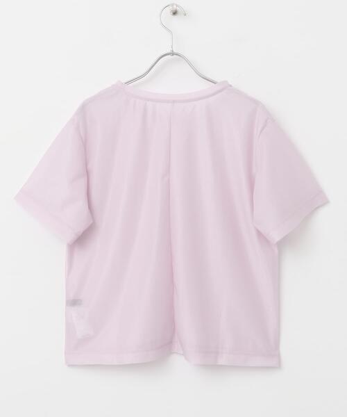 URBAN RESEARCH ROSSO WOMEN（アーバンリサーチ　ロッソ）の「シアーブライトカットソー（Tシャツ/カットソー・レディース・ピンク/オフホワイト・FREE）」の12枚目の写真