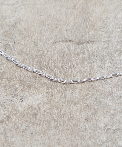 Magine(マージン)の「925 SILVER LONG AZUKI 4CUT NECKLACE 50cm:スターリング シルバー 長あずき 4面カット ネックレス(ネックレス・メンズ・シルバー・FREE)」の5枚目の写真