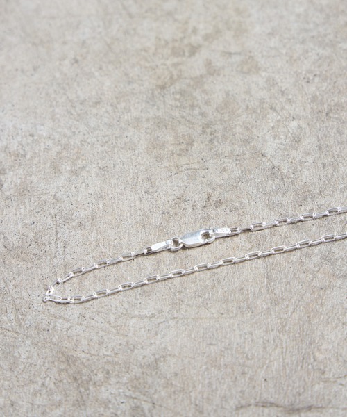 Magine(マージン)の「925 SILVER LONG AZUKI 4CUT NECKLACE 50cm:スターリング シルバー 長あずき 4面カット ネックレス(ネックレス・メンズ・シルバー・FREE)」の7枚目の写真