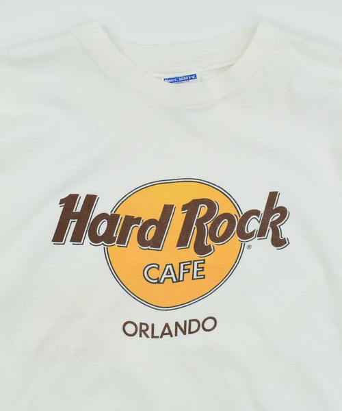 LABORATORY R(ラボラトリーアール)の「【USED】90’s Hanes HARD ROCK CAFE 企業ロゴ Tシャツ USA製(Tシャツ/カットソー・メンズ・ホワイト・X-LARGE)」の9枚目の写真