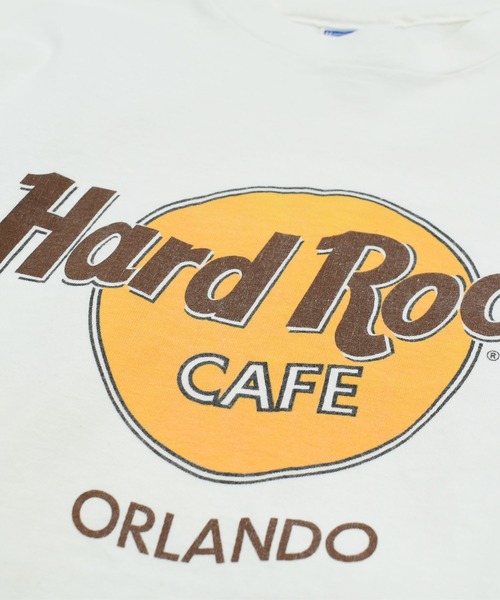 LABORATORY R(ラボラトリーアール)の「【USED】90’s Hanes HARD ROCK CAFE 企業ロゴ Tシャツ USA製(Tシャツ/カットソー・メンズ・ホワイト・X-LARGE)」の8枚目の写真