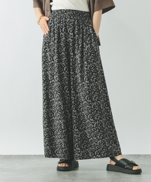 GLOBAL WORK（グローバルワーク）の「さらさらリラックスイージーパンツ/498356（その他パンツ・レディース・ブラウン/ネイビー/ブルー系その他/ストライプ/ブラック系その他/ブラック/グレー系その他・SMALL/MEDIUM/LARGE）」の3枚目の写真