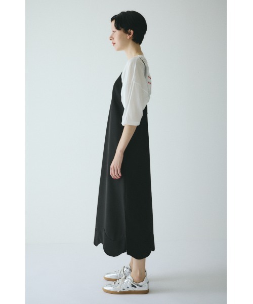 HeRIN.CYE（ヘリンドットサイ）の「Wave  pencil cami one piece　　ウェーブペンシルキャミワンピース（ワンピース・レディース・ブルー系その他3/ブラック/レッド・38/36）」の6枚目の写真
