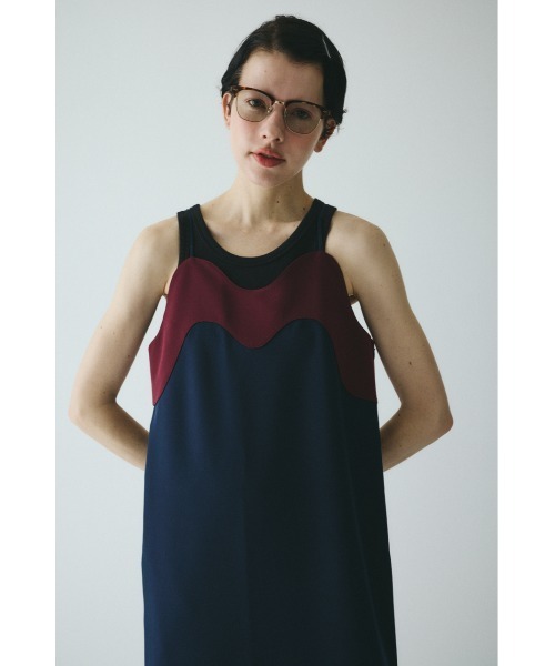 HeRIN.CYE ウェーブペンシルキャミワンピース Wave pencil cami one piece ウェーブペンシルキャミワンピース