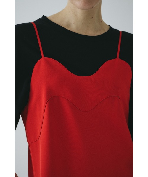 HeRIN.CYE（ヘリンドットサイ）の「Wave  pencil cami one piece　　ウェーブペンシルキャミワンピース（ワンピース・レディース・ブルー系その他3/ブラック/レッド・38/36）」の19枚目の写真