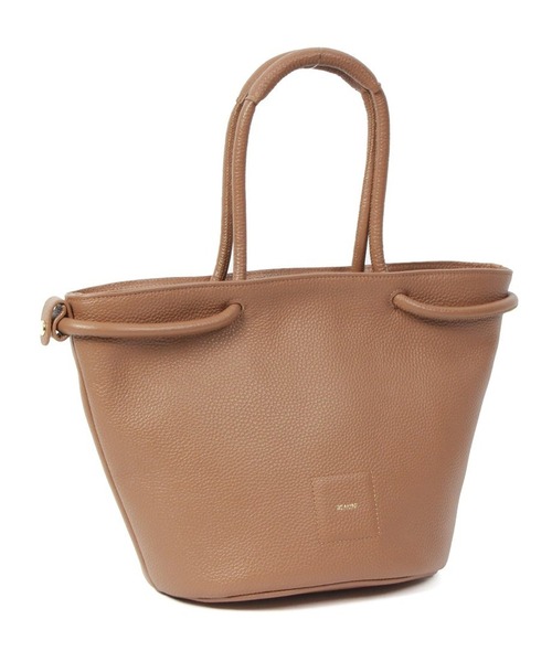 Beau're（ヴュレ）の「【BEAURE】B-25344　ロープハンドルラウンドトートバッグ（ハンドバッグ・レディース・ベージュ/シルバー/グレー/ブラック・FREE）」の7枚目の写真