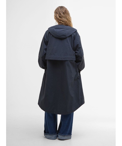 Barbour(バブアー)の「Naboo シャワープルーフジャケット(ナイロンジャケット・レディース・ネイビー/ブラウン・8/10)」の9枚目の写真