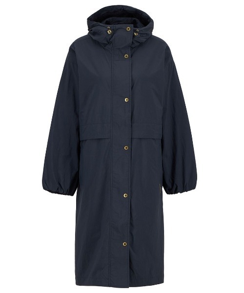 Barbour(バブアー)の「Naboo シャワープルーフジャケット(ナイロンジャケット・レディース・ネイビー/ブラウン・8/10)」の15枚目の写真