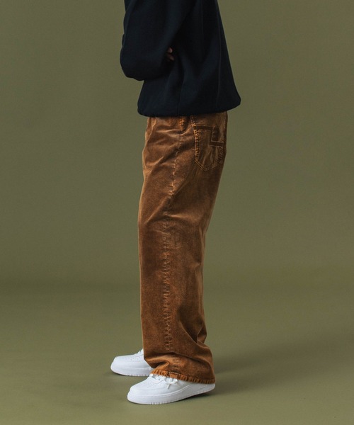 XLARGE（エクストララージ）の「CORDUROY BAGGY PANTS（その他パンツ・メンズ・グレー/ブラウン/ブラック・30inch/34inch/36inch/32inch）」の4枚目の写真