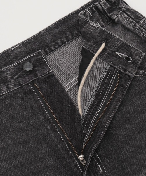 WEGO（ウィゴー）の「WEGO/イージーバレルレッグペインターパンツ（デニムパンツ・メンズ・スカイブルー/ブラック系3・SMALL/LARGE/MEDIUM）」の17枚目の写真