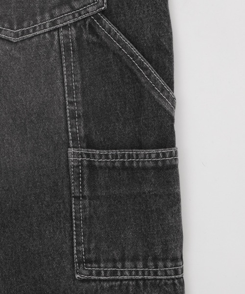 WEGO（ウィゴー）の「WEGO/イージーバレルレッグペインターパンツ（デニムパンツ・メンズ・スカイブルー/ブラック系3・SMALL/LARGE/MEDIUM）」の20枚目の写真