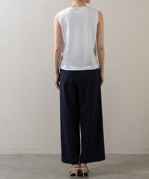 Sono（ソーノ）の「【SONO/ソーノ】ﾏﾙﾁｲﾝﾅｰTee（Tシャツ/カットソー・レディース・ホワイト/ブラック・1/2）」の12枚目の写真