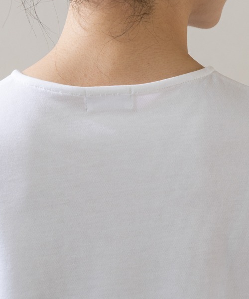 Sono（ソーノ）の「【SONO/ソーノ】ﾏﾙﾁｲﾝﾅｰTee（Tシャツ/カットソー・レディース・ホワイト/ブラック・1/2）」の14枚目の写真