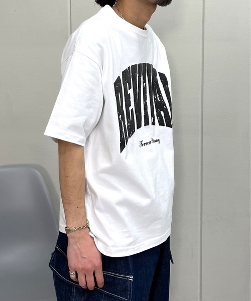 RGY(アールジーワイ)の「【RGY】REVIVAL発泡PTビッグシルエットTシャツ(Tシャツ/カットソー・メンズ・ネイビー/ホワイト/ブラック・MEDIUM/LARGE)」の21枚目の写真