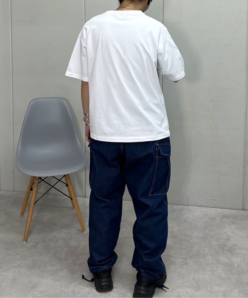 RGY(アールジーワイ)の「【RGY】REVIVAL発泡PTビッグシルエットTシャツ(Tシャツ/カットソー・メンズ・ネイビー/ホワイト/ブラック・MEDIUM/LARGE)」の18枚目の写真
