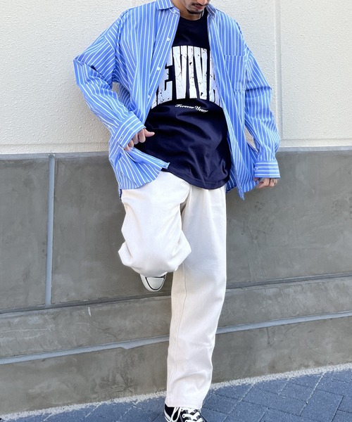 RGY(アールジーワイ)の「【RGY】REVIVAL発泡PTビッグシルエットTシャツ(Tシャツ/カットソー・メンズ・ネイビー/ホワイト/ブラック・MEDIUM/LARGE)」の11枚目の写真