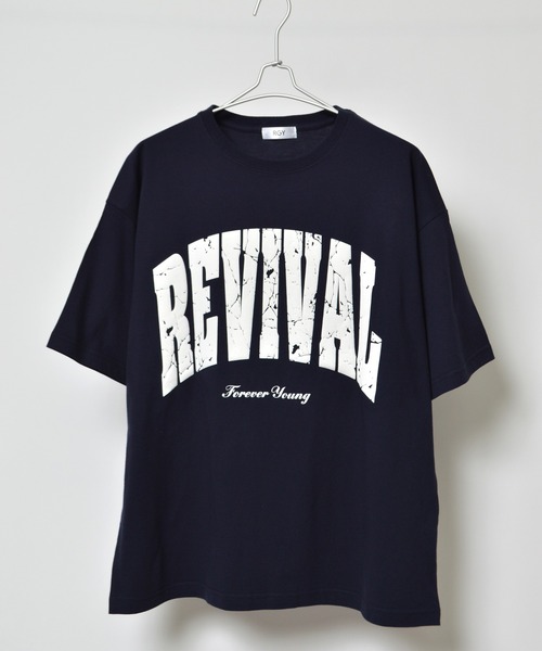 RGY】REVIVAL発泡PTビッグシルエットTシャツ（Tシャツ