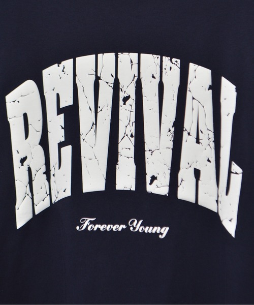 RGY(アールジーワイ)の「【RGY】REVIVAL発泡PTビッグシルエットTシャツ(Tシャツ/カットソー・メンズ・ネイビー/ホワイト/ブラック・MEDIUM/LARGE)」の7枚目の写真