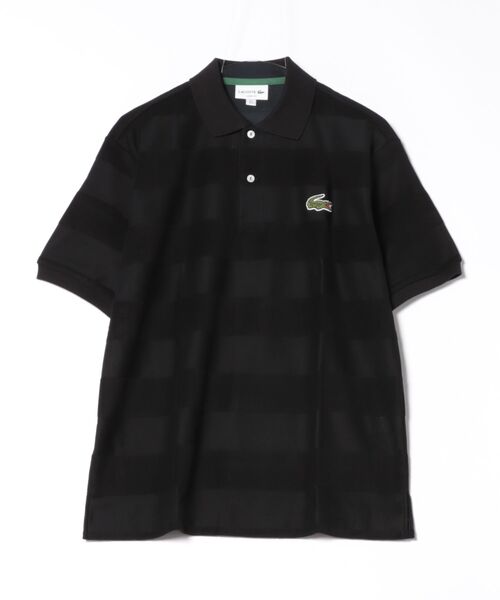 LACOSTE(ラコステ)の「《LACOSTE》PH022J-99(ポロシャツ・メンズ・ブラック/ホワイト・3/4/5)」の2枚目の写真