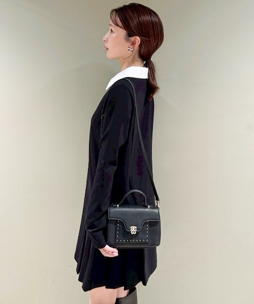 SNIDEL（スナイデル）の「衿つきプリーツカットミニワンピース（ワンピース・レディース・グリーン/ブラック/グレー・0/1）」の20枚目の写真