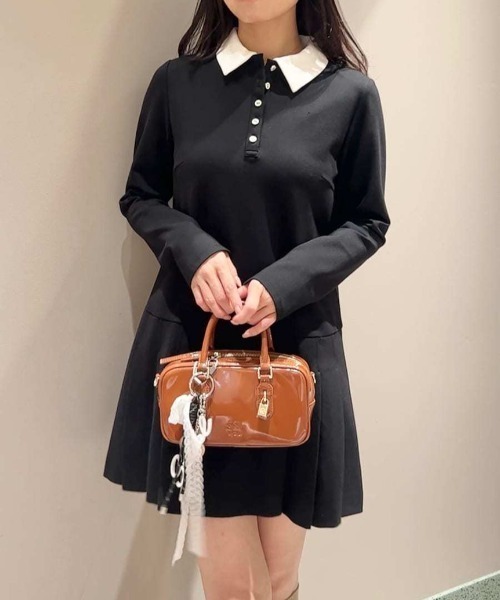 衿つきプリーツカットミニワンピース（ワンピース）｜SNIDEL