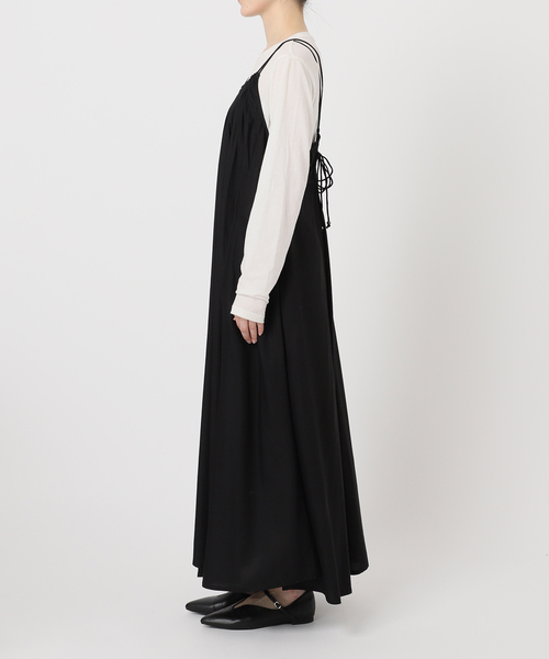 B.C STOCK(ベーセーストック)の「手洗い可 / レーヨンポプリンキャミワンピース(ワンピース・レディース・ブラック/ブラウン・FREE)」の16枚目の写真