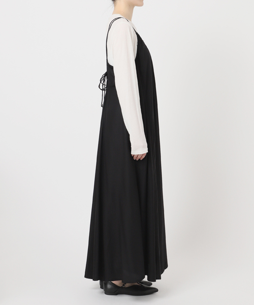 B.C STOCK(ベーセーストック)の「手洗い可 / レーヨンポプリンキャミワンピース(ワンピース・レディース・ブラック/ブラウン・FREE)」の18枚目の写真