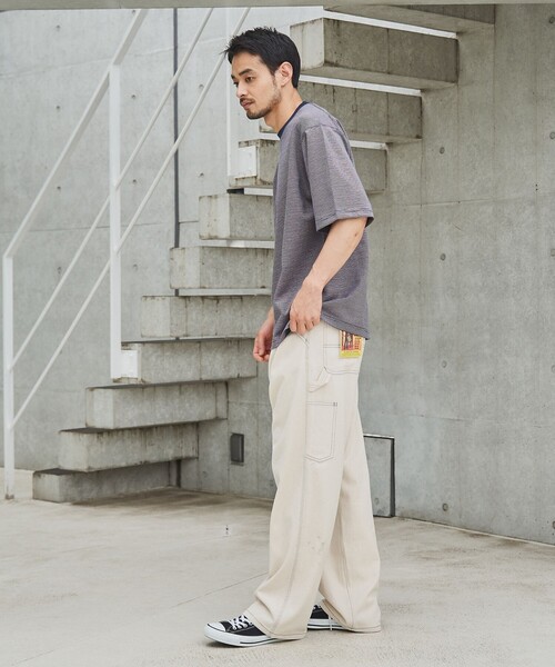 coen（コーエン）の「クリーンプラスボーダーTシャツ【抗菌防臭・防汚（食品汚れ）・UVカット】（Tシャツ/カットソー・メンズ・ネイビー/ブラック・S/M/L/XL）」の14枚目の写真