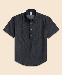 BROOKS BROTHERS（ブルックスブラザーズ）の「コットン　デニム　ショートスリーブ　プルオーバーシャツ（シャツ/ブラウス・メンズ）」