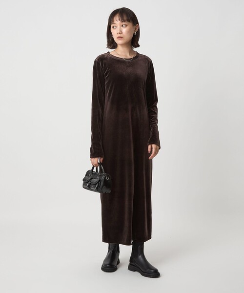 ベロア ワンピース（ワンピース）｜green label relaxing