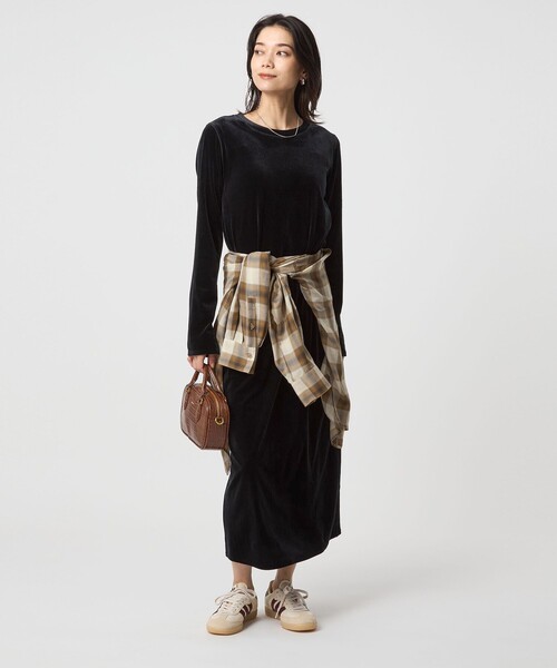 セール】ベロア ワンピース（ワンピース）｜green label relaxing