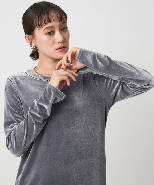 ベロア ワンピース（ワンピース）｜green label relaxing