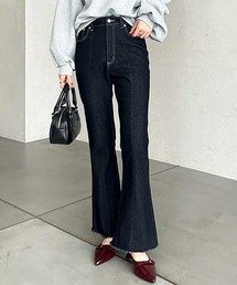 GeeRA | 【S-LLサイズ展開】センターシームフレアデニムパンツ(デニムパンツ)