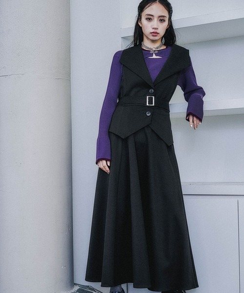 willfree新品Vネックレイヤードワンピース HARE（ハレ）の「Vネックレイヤードライクワンピース(HARE