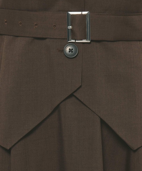 HARE（ハレ）の「Vネックレイヤードライクワンピース(HARE)（ワンピース・レディース・ブラウン/ブラック/ブラック系その他/ボルドー・FREE）」の19枚目の写真