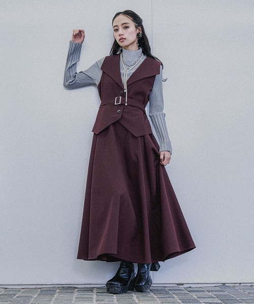 Vネックレイヤードライクワンピース(HARE)（ワンピース）｜HARE（ハレ