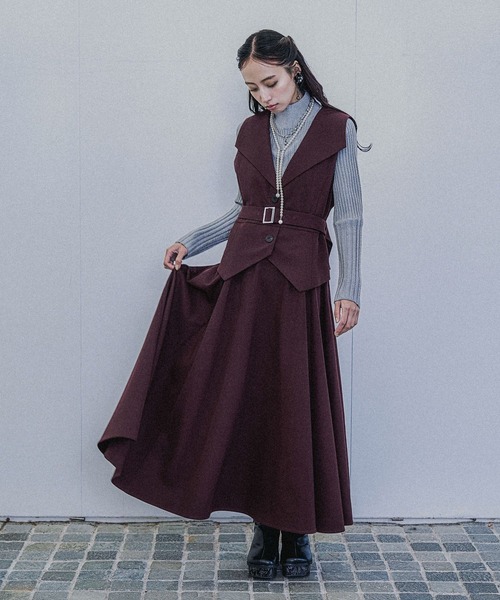 Vネックレイヤードライクワンピース(HARE)（ワンピース）｜HARE（ハレ