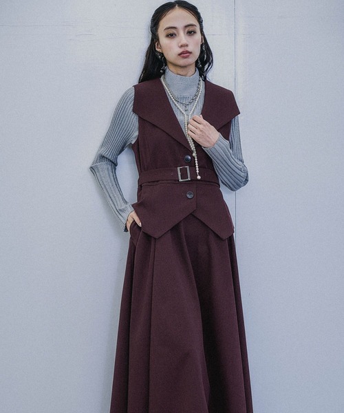 willfree新品Vネックレイヤードワンピース Vネックレイヤードライクワンピース(HARE)（ワンピース）｜HARE（ハレ