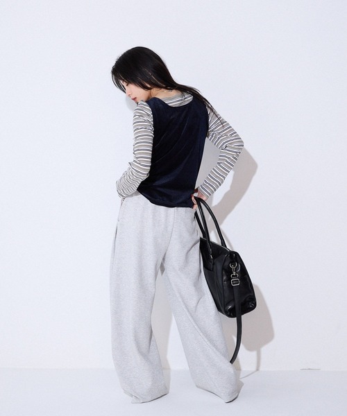 JEANASIS(ジーナシス)の「マルチボーダーヘンリーLST/589935(Tシャツ/カットソー・レディース・ホワイト系その他/ブラック/ブラウン系その他・FREE)」の16枚目の写真